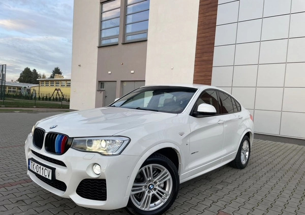 BMW X4 cena 104400 przebieg: 164545, rok produkcji 2015 z Kielce małe 562